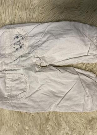 🤍smile-білі вельветові штани на утеплювачі)є багато дитячих і брендових речей8 фото