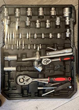 Набор инструмента wmc tools 408 предметов с трещоткой (в чемодане) 9