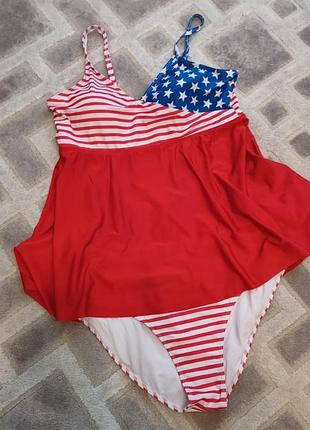 Роздільний купальник танкіні розмір 3xl