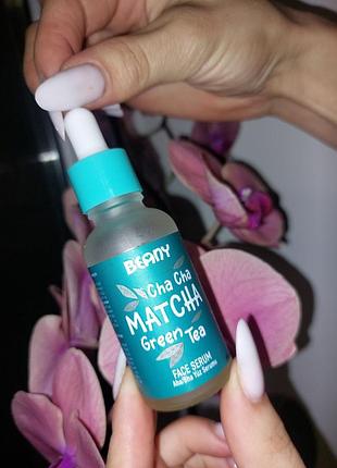 Сироватка для обличчя beany "cha cha matcha" з aha-bha кислотами, 30 мл