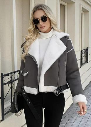 Шикарная женская дубленка зимняя зима пальто