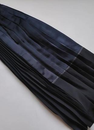 Юбка миди плиссе плиссированная zara