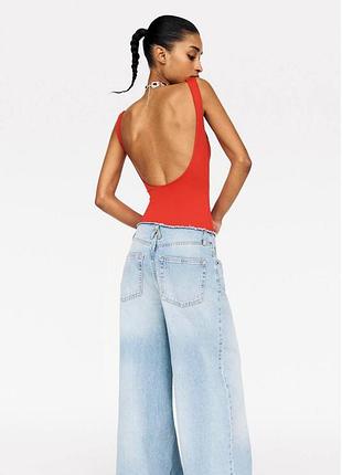 Полиамидное боди майка pull &amp; bear 2