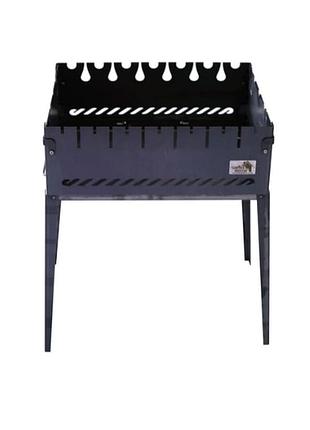 Розкладний мангал із ніжками на 6 шампурів