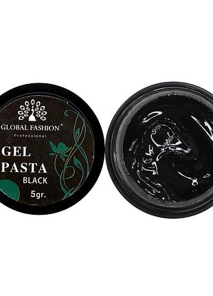 Gel pasta global fashion black, 5 г