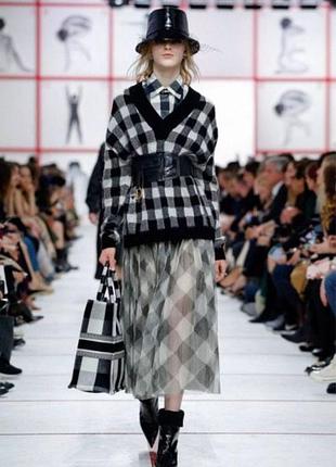 Шахматница: юбка dior