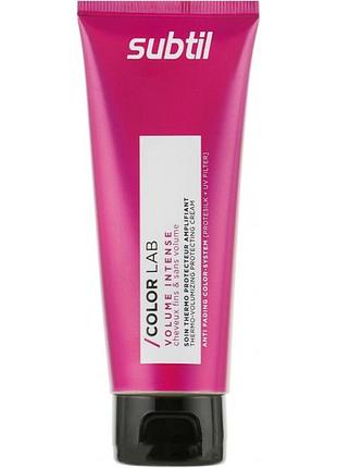 Безсульфатний термозахисний крем для тонкого волосся - ducastel subtil color lab volume intense soin thermo, 75мл