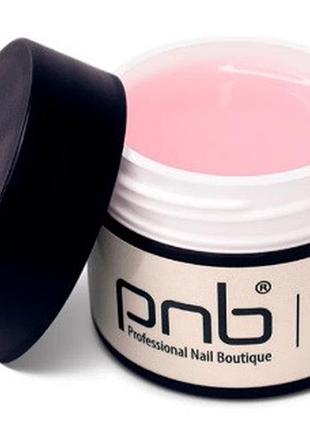 Моделюючий гель pnb uv/led one phase builder gel crystal pink 15 мл / гель прозоро-рожевий