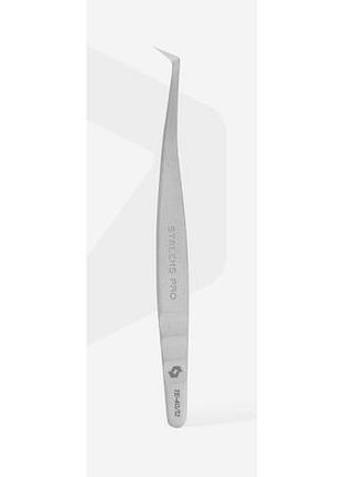 Пинцет профессиональный для ресниц expert 40 type 12 (чобиток, 65')