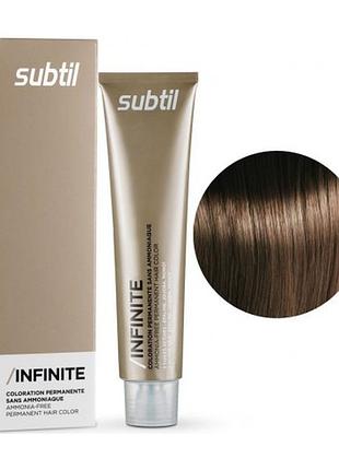 6.23 стойка безаммиачная краска laboratoire ducastel subtil infinite 60 мл темный блондин перламутровый золотистый