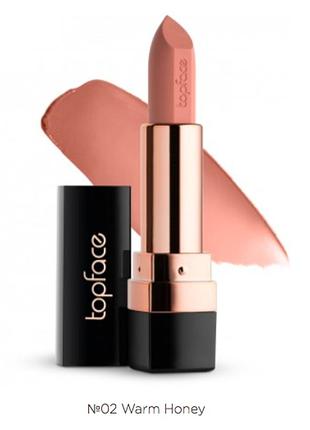 002 помада для губ topface instyle matte lipstick (warm honey)- pt155