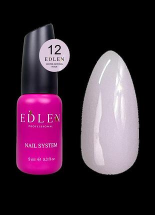 12 water acrygel nude edlen 9 мл