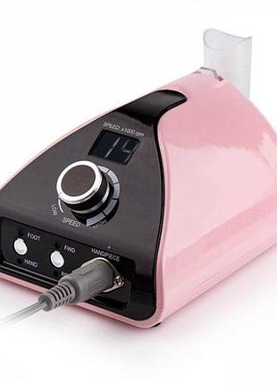 Фрезер для манікюру zs-711 35000 об/мин 65w рожевий