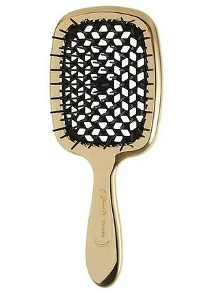 Расческа janeke superbrash золото с черным (ausp230)