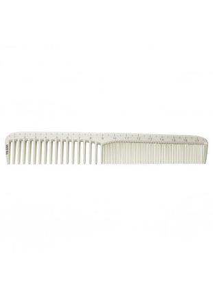 Расческа профессиональная с линейкой (цвет слоновой кости) 13766