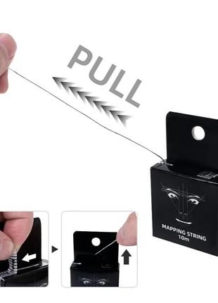 Нить черная разметочная для бровей и татуажа