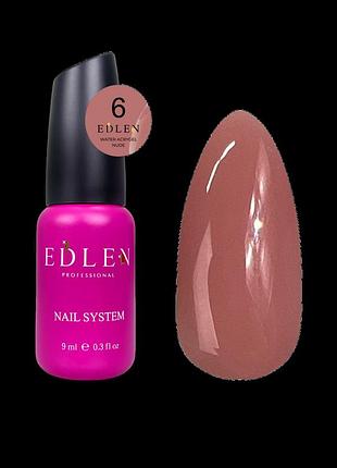 06 water acrygel nude edlen 9 мл