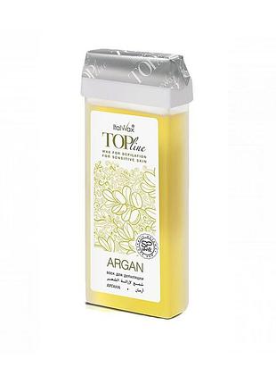 Воск в картридж italwax top formula - аргана, 100 г