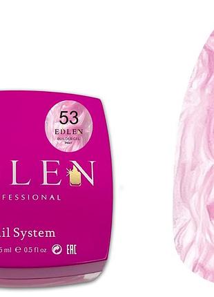 053 моделюючий гель builder gel pearl edlen 15 мл