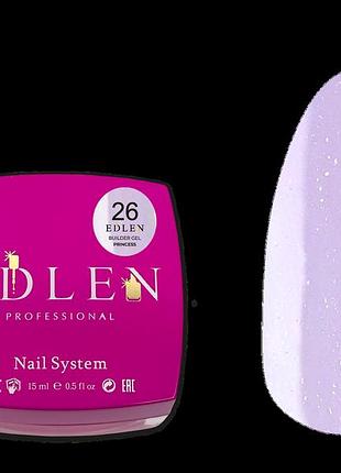 026 моделюючий гель builder gel princess edlen 15 мл
