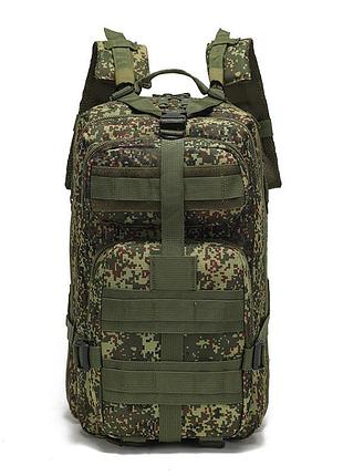 Рюкзак тактичний військовий 25л маленький піксель зелений