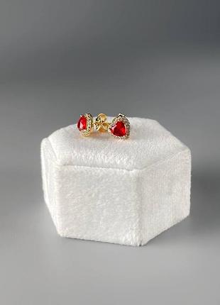Сережки pandora "серце"