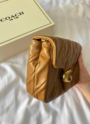 Сумка pillow tabby quilted in camel 5