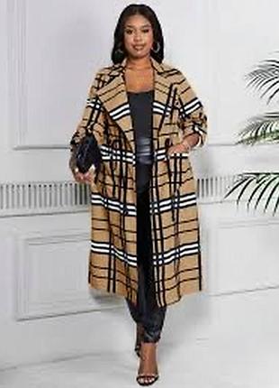 Тренч без застібки