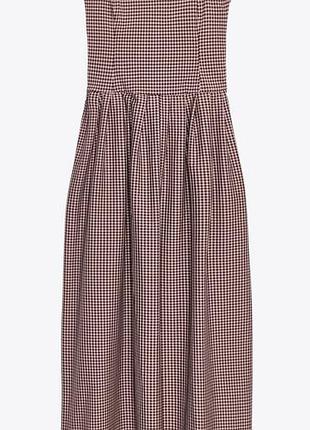 Котонове плаття міді , нове zara