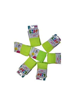 Дитячі яскраві демісезонні колготки розміром 92-164 см жовті 140-152