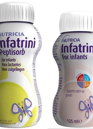 Інфатріні пептісорб peptisorb 200 мл / infatrini 125 ml