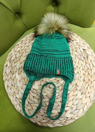 Детская зимняя шапка для девочки или мальчика 44-46 barbaras