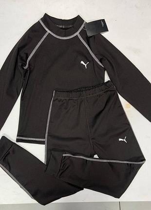 Дитяча термобілизна puma в чорному кольорі 128, 134, 140, 146, 152 см 146