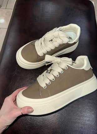 Крутые стильные кеды кроссовки на высокие толстые подошвы размер 39