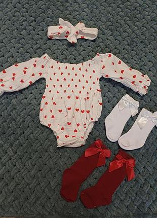 Боді з сердечками