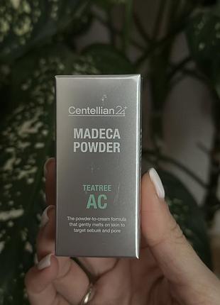 Ензимна пудра для обличчя madeca powder tea tree ac з мадекассосидом