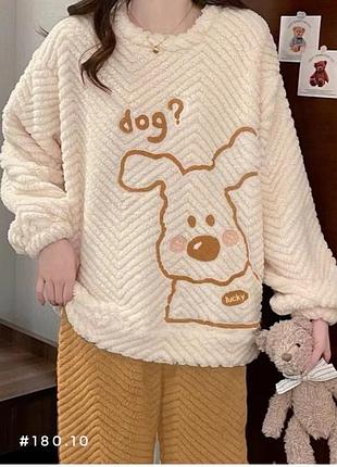 Піжама махрова на дівчинку 140-176 зріст №180.10 164