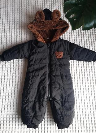 Демисезонный комбинезон мишка