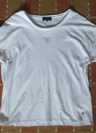 Футболка с логотипом стразы ангел