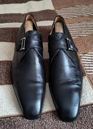 Туфли моноски magnanni marco ii monk strap leather 3