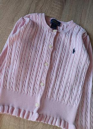 Кардиган polo ralph lauren розовый