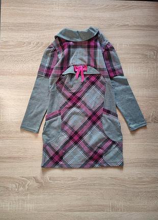 Платье-туника с длинными рукавами