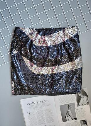 Міні спідниця в паєтки