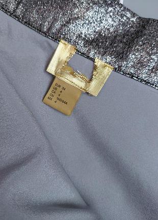 Срібляста кльошна спідниця 7