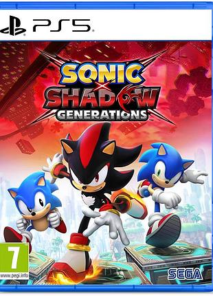 Игра sonic x shadow generations для playstation 5 классический и современный соник новый сюжет улучшенная