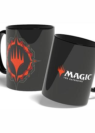 Чашка керамическая magic the gathering 320 мл красная черная термостойкая для горячих напитков