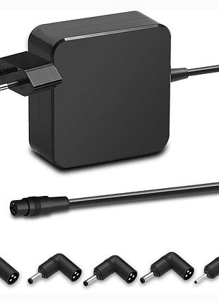 Универсальное зарядное устройство для ноутбука 65 ватт 45 ватт 5 портов быстрая зарядка dc разъем совместимо с