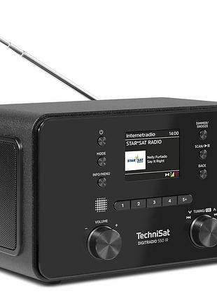 Радиоприемник интернет dab fm bluetooth usb aux цифровое стерео черный 24 дюйма будильник управление