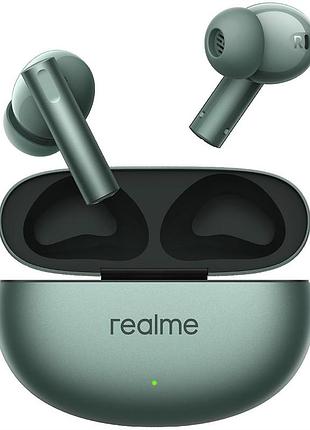 Наушники беспроводные bluetooth 50 buds air 6 hi res драйвер 124 мм активное шумоподавление 50дб зеленые