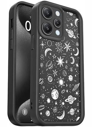 Чохол силіконовий для xiaomi redmi 12 4g тонкий легкий захист камери амортизація чорний м’який ергономічний